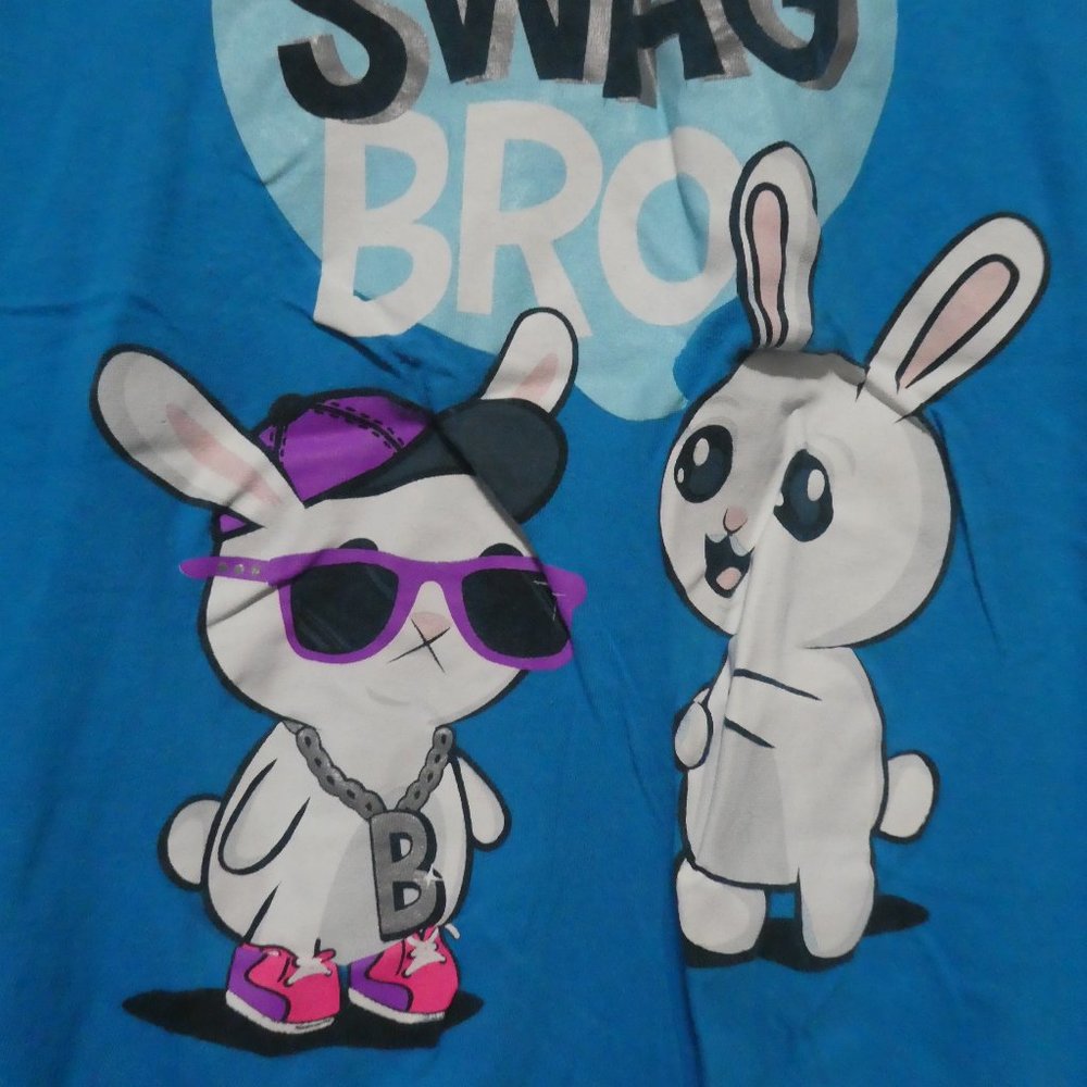 SWS | xl, Extra Large | Blue | Nice Swag Graphic Tee | 100% cotton | BNWOT - Picture 7 of 12